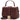 Seidenfelt Dalarna - Henkeltasche 25 cm (oxblood/gold) - Markenkoffer