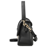 Seidenfelt Dalarna - Schultertasche 30 cm (black/gold) - Ansicht 3