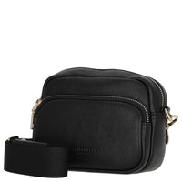 Seidenfelt Heby - Schultertasche 18 cm (black/gold) - Ansicht 2