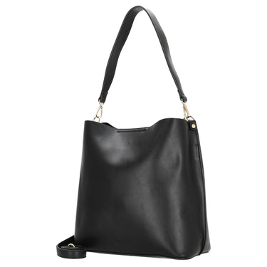 Seidenfelt Lilla Ro Midi Hobo - Schultertasche 30 cm (schwarz) - Markenkoffer