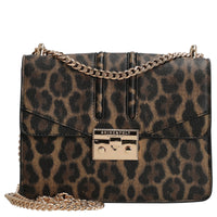 Seidenfelt Roros - Schultertasche 21 cm (leo brown)