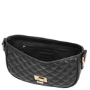 Seidenfelt Viiala Crossbody - Umhängetasche 26 cm (black quilted) - Markenkoffer