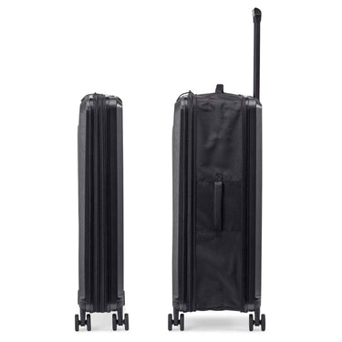 senz Foldaway - 4 - Rollen - Trolley L 76 cm (faltbar) (pure black) - Markenkoffer