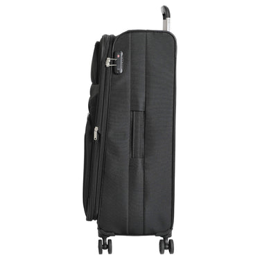 Skyline Orlando - 4 - Rollen - Trolley L 76 cm erw. (schwarz) - Markenkoffer