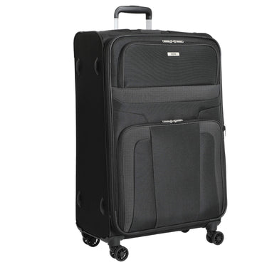 Skyline Orlando - 4 - Rollen - Trolley L 76 cm erw. (schwarz) - Markenkoffer