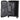 Skyline Orlando - 4 - Rollen - Trolley Set L erw./M. erw./S + Boarding Bag + Beautycase 5tlg. (schwarz) - Markenkoffer