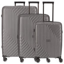 Somko Wave - 4 - Rollen - Trolley Set 3tlg. (anthrazit) - Markenkoffer