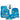 Step by Steo Cloud Flash - Schulranzen Set 5tlg. (Ninja Zazu) - Markenkoffer