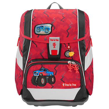 Step by Step 2in1 Plus - Schulranzen Set 6tlg. (Monster Truck Rocky) - Markenkoffer
