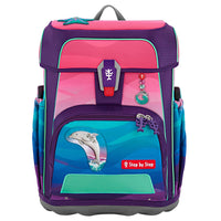 Step by Step Cloud Ocean - Schulranzen Set 5tlg. (Dolphin Lana) - Markenkoffer