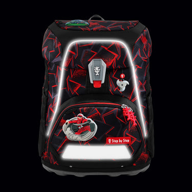 Step by Step Fit - Schulranzen Set 5tlg. (Ninja Yuma) - Markenkoffer
