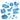Step by Step Reflektierendes Sticker - Set (blau) - Markenkoffer