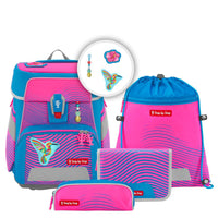 Step by Step Space NEON Schulranzen - Set 5 tlg. (Kolibri Kaja) - Markenkoffer