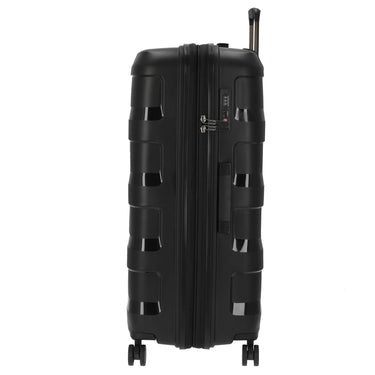 Stratic Straw+ - 4 - Rollen - Trolley 76 cm L erw. (black) - Markenkoffer