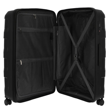 Stratic Straw+ - 4 - Rollen - Trolley 76 cm L erw. (black) - Markenkoffer