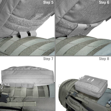 Tatonka Pyrox 45+10 BC - Trekkingrucksack 73 cm erw. (stone grey olive) - Markenkoffer