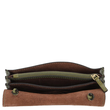 The Bridge Rustici - Umhängetasche 20 cm (verde fico) - Markenkoffer