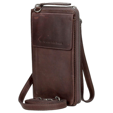 The Chesterfield Brand Malaga - Handytasche/Geldbörse 12cc 19 cm (brown) - Markenkoffer