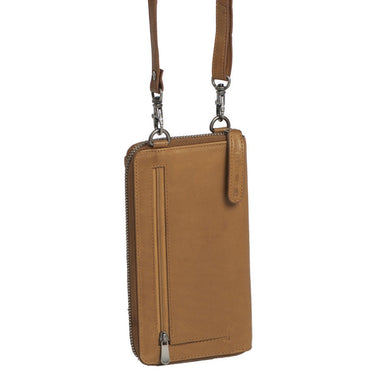 The Chesterfield Brand Malaga - Handytasche/Geldbörse 12cc 19 cm (cognac) - Markenkoffer