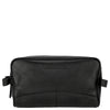 The Chesterfield Brand Stacey - Trousse de toilette en cuir 24 cm (noir)