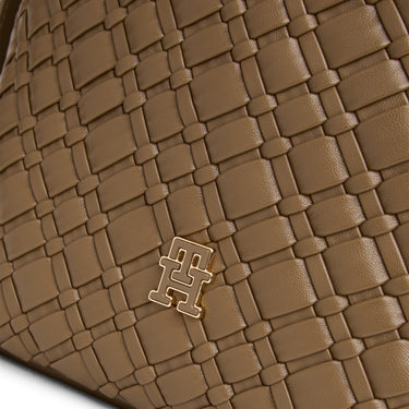 Tommy Hilfiger Braided - Schultertasche 29 cm (nordic taupe) - Markenkoffer