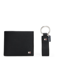 Tommy Hilfiger Flag Geschenkset - Geldbörse Mini und Schlüsselanhänger (black) - Markenkoffer