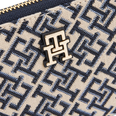 Tommy Hilfiger Jacquard - Geldbörse 12cc 19 cm (space blue) - Markenkoffer