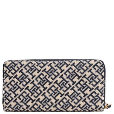 Tommy Hilfiger Jacquard - Geldbörse 12cc 19 cm (space blue) - Markenkoffer