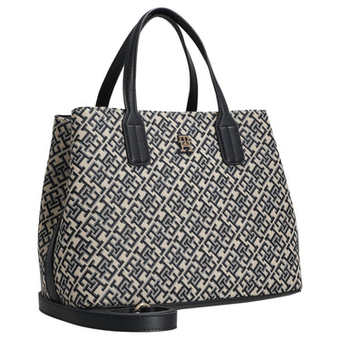 Tommy Hilfiger Jacquard - Handtasche (space blue) - Markenkoffer