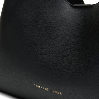 Tommy Hilfiger Logo - Henkeltasche 35 cm (black) - Markenkoffer