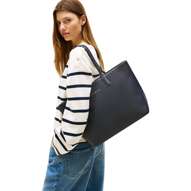 Tommy Hilfiger Logo Tape - Shopper 44 cm (space blue corp) - Markenkoffer