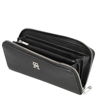 Tommy Hilfiger TH Emblem - Geldbörse L 12 cc 19 cm (schwarz) - Markenkoffer