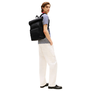 Tommy Hilfiger TPU Rolltop - Rucksack 50 cm (schwarz) - Markenkoffer