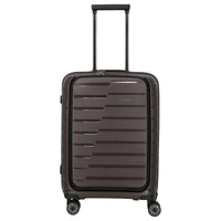 Travelite Air Base - 4 - Rollen - Kabinentrolley mit Vortasche S 55 cm (coffee) - Markenkoffer