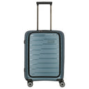 Travelite Air Base - 4-Rollen-Kabinentrolley mit Vortasche S 55 cm (iceblue)