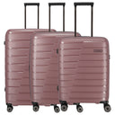 Travelite Air Base - 4 - Rollen - Trolley Set 3tlg. erw. (flieder) - Markenkoffer