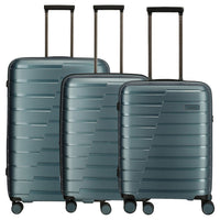 Travelite Air Base - 4 - Rollen - Trolley Set 3tlg. erw. (iceblue) - Markenkoffer