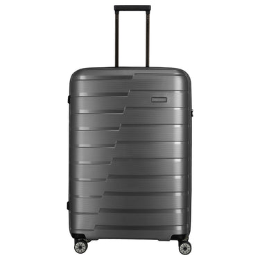 Travelite Air Base - 4 - Rollen - Trolley Set 3tlg. L/M/S Vortasche (anthracite) - Markenkoffer