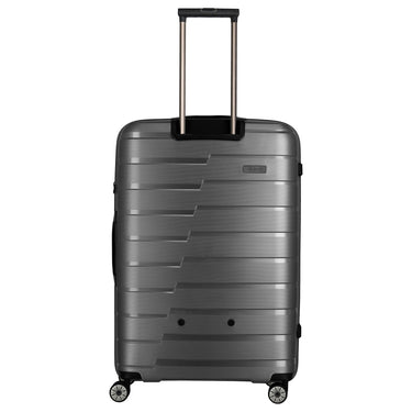 Travelite Air Base - 4 - Rollen - Trolley Set 3tlg. L/M/S Vortasche (anthracite) - Markenkoffer