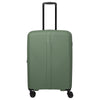 Travelite Air Stripe - Valise trolley 4 roues 66 cm extensible (Couleur : green)