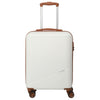Travelite Bali - Trolley de cabine 4 roues S 55 cm (blanc/cognac)