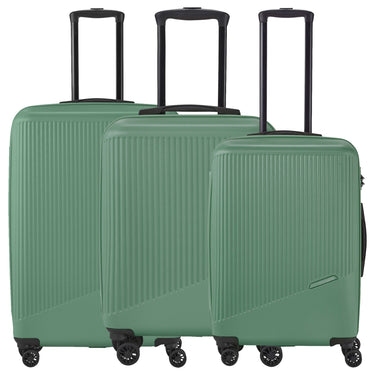 Travelite Bali - 4 - Rollen Trolley Set 3tlg. (grün) - Markenkoffer