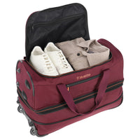 Travelite Basics - Rollenreisetasche 51/64L 55 cm erw. (bordeaux) - Ansicht 5
