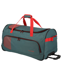 Travelite Basics Fresh - Rollenreisetasche 89L 71 cm (grün/orange) - Ansicht 4