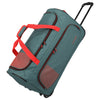 Travelite Basics Fresh - Trousse de voyage à roulettes 71 cm (vert/orange)