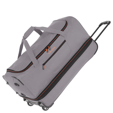 Travelite Basics - Rollenreisetasche 98/119L 70 cm erw. (grau/orange) - Markenkoffer
