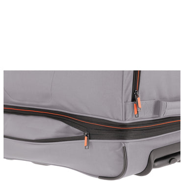 Travelite Basics - Rollenreisetasche 98/119L 70 cm erw. (grau/orange) - Markenkoffer