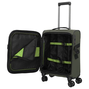Travelite Briize - 4 - Rollen - Kabinentrolley S 55 cm (khaki) - Markenkoffer