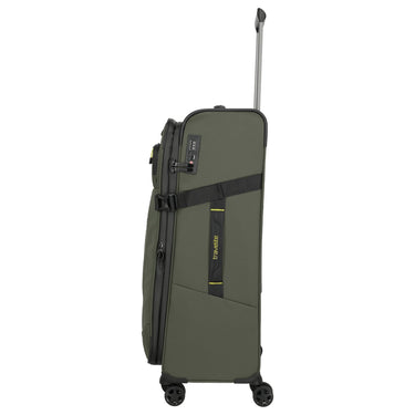 Travelite Briize - 4 - Rollen - Trolley L 78 cm erw. (khaki) - Markenkoffer