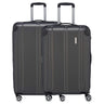 Travelite City - 4 - Rollen Trolley Set 2tlg. (anthrazit) - Markenkoffer